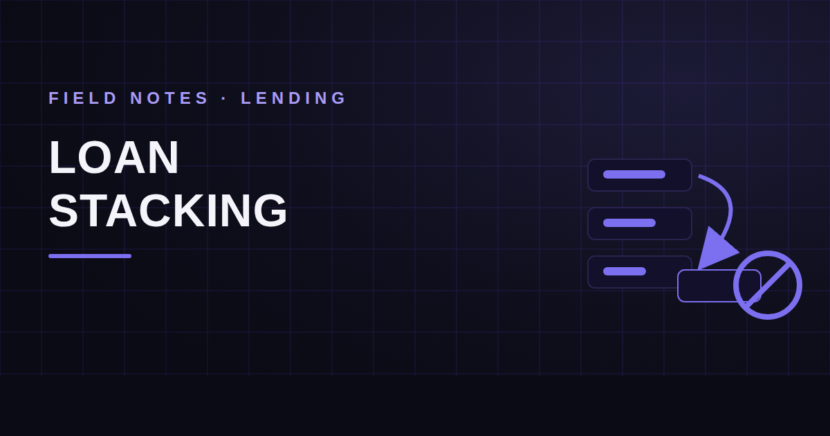 Loan Stacking: Hitting Five Lenders in One Afternoon