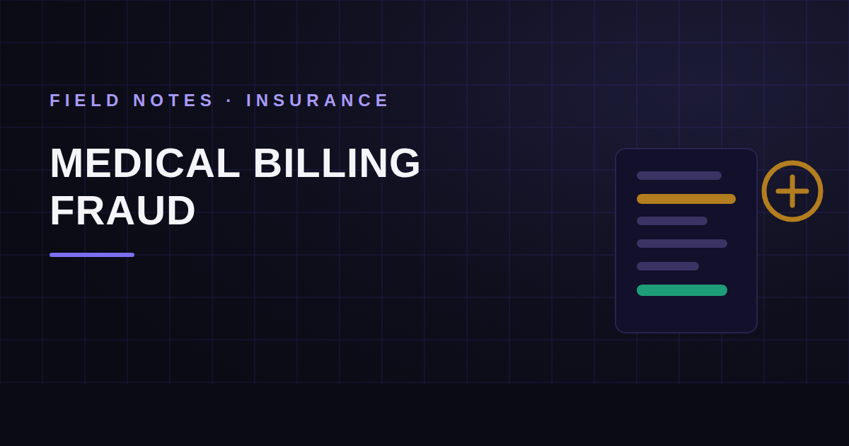 Medical Billing Fraud: Reading an EOB Like an Investigator