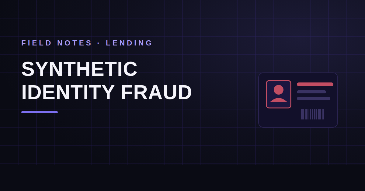 Synthetic Identity Fraud: The Scam With No Victim to Call